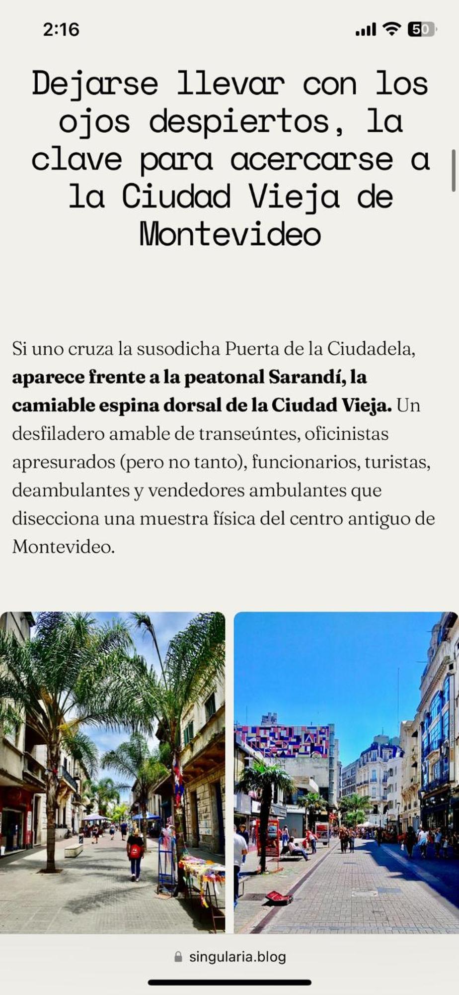 Apartamento Hermoso En Puerta De La Ciudad Vieja Montevideu
